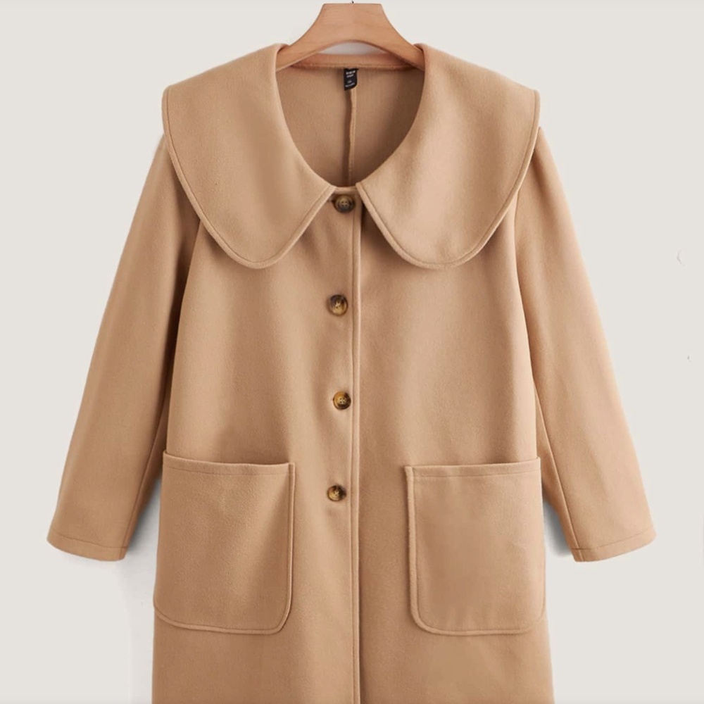 Statement Collar Overcoat
